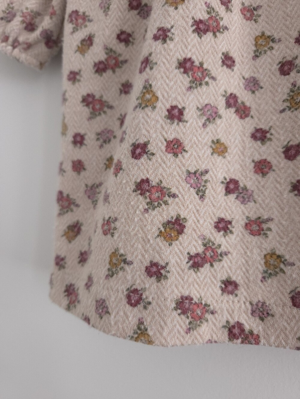 Zara Girls Floral Print Herringbone Dress size 3-4 Years - Picture 7 of 16